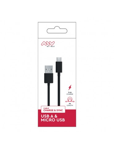 Cable USB A vers micro USB...